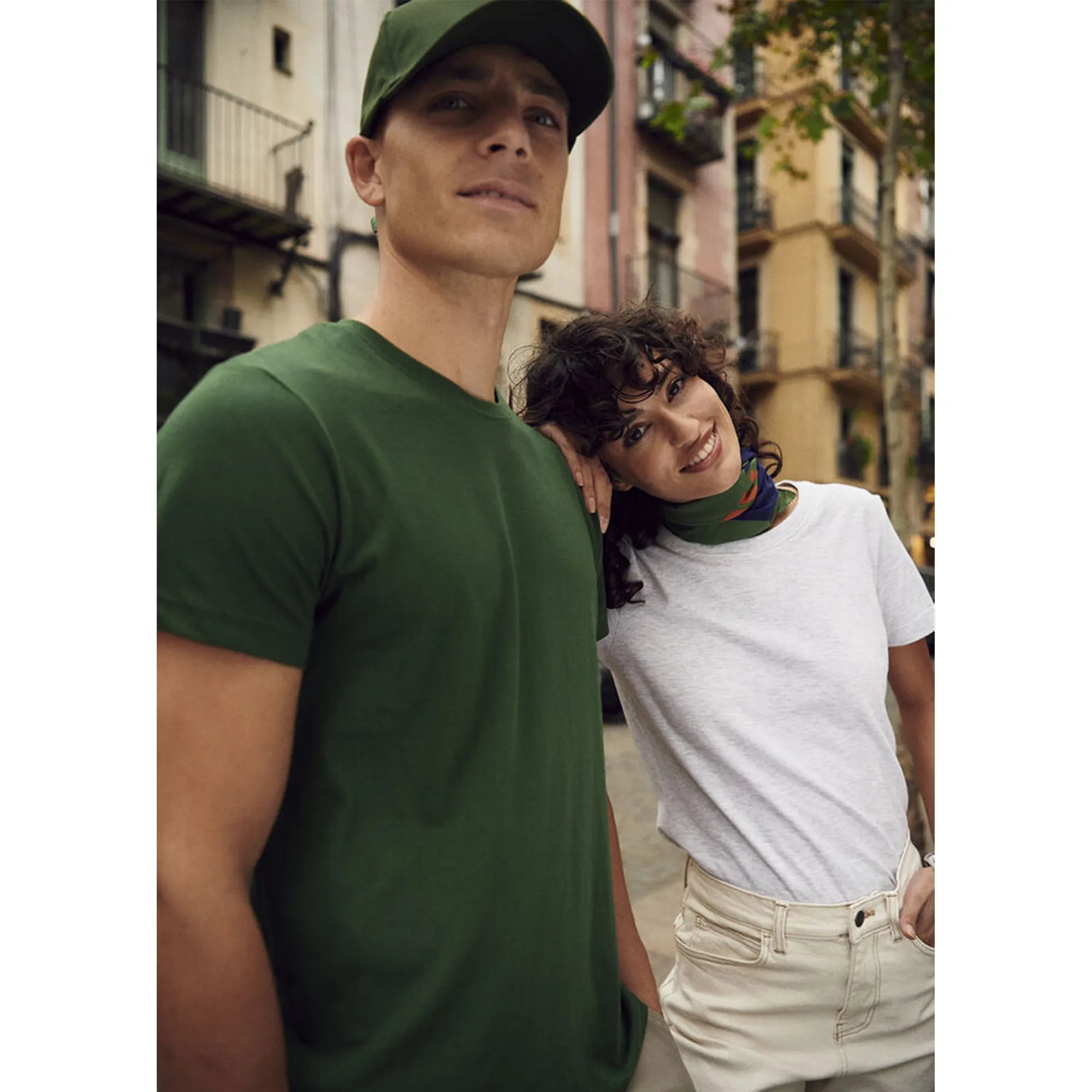 T-paita, naisten, est. logolla