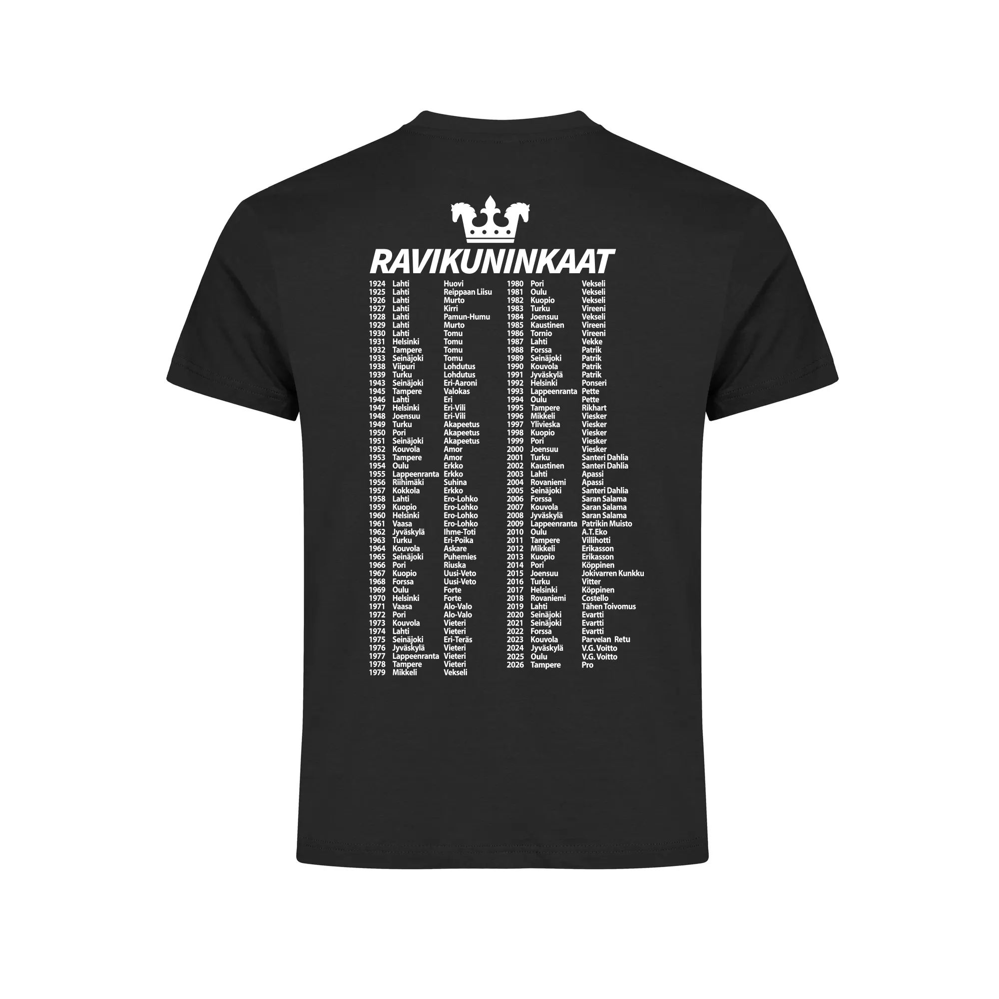 Kuninkaat 2026 T-paita, unisex – Erikoispainos