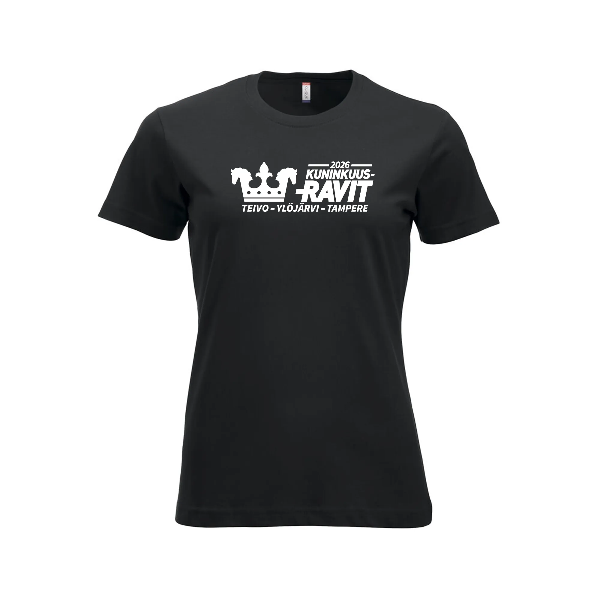 T-paita, naisten, paikkakuntalogolla