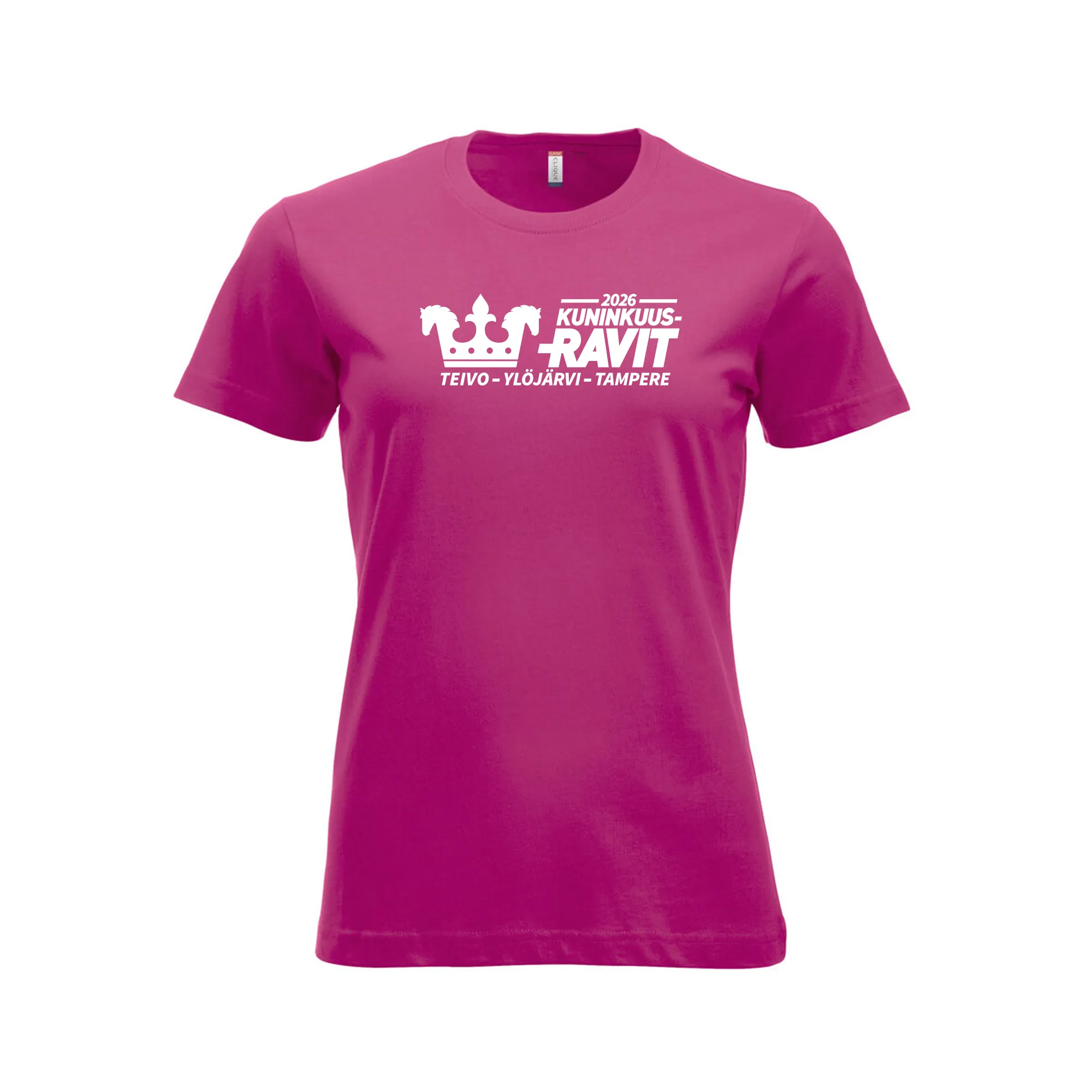 T-paita, naisten, paikkakuntalogolla