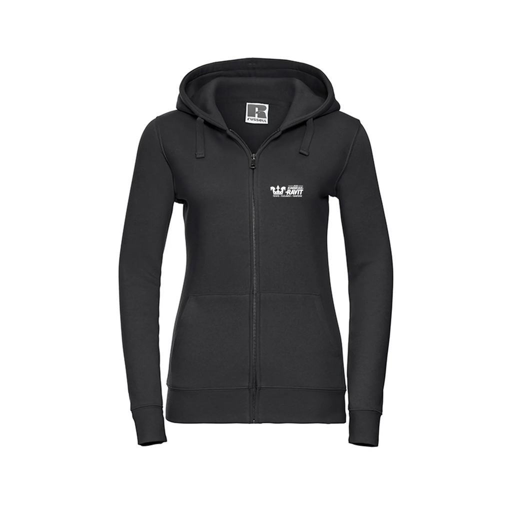 Vetoketjuhuppari, naisten, paikkakuntalogolla