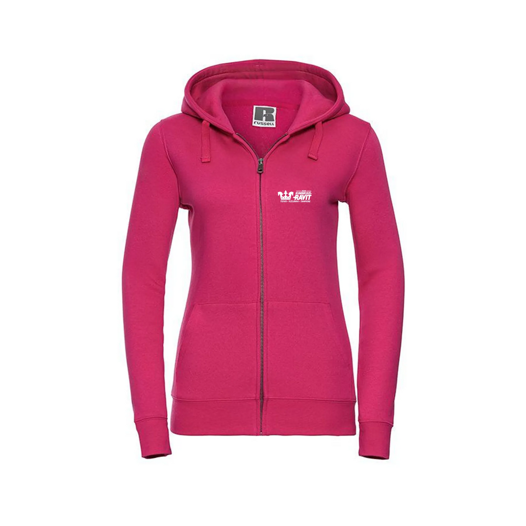 Vetoketjuhuppari, naisten, paikkakuntalogolla