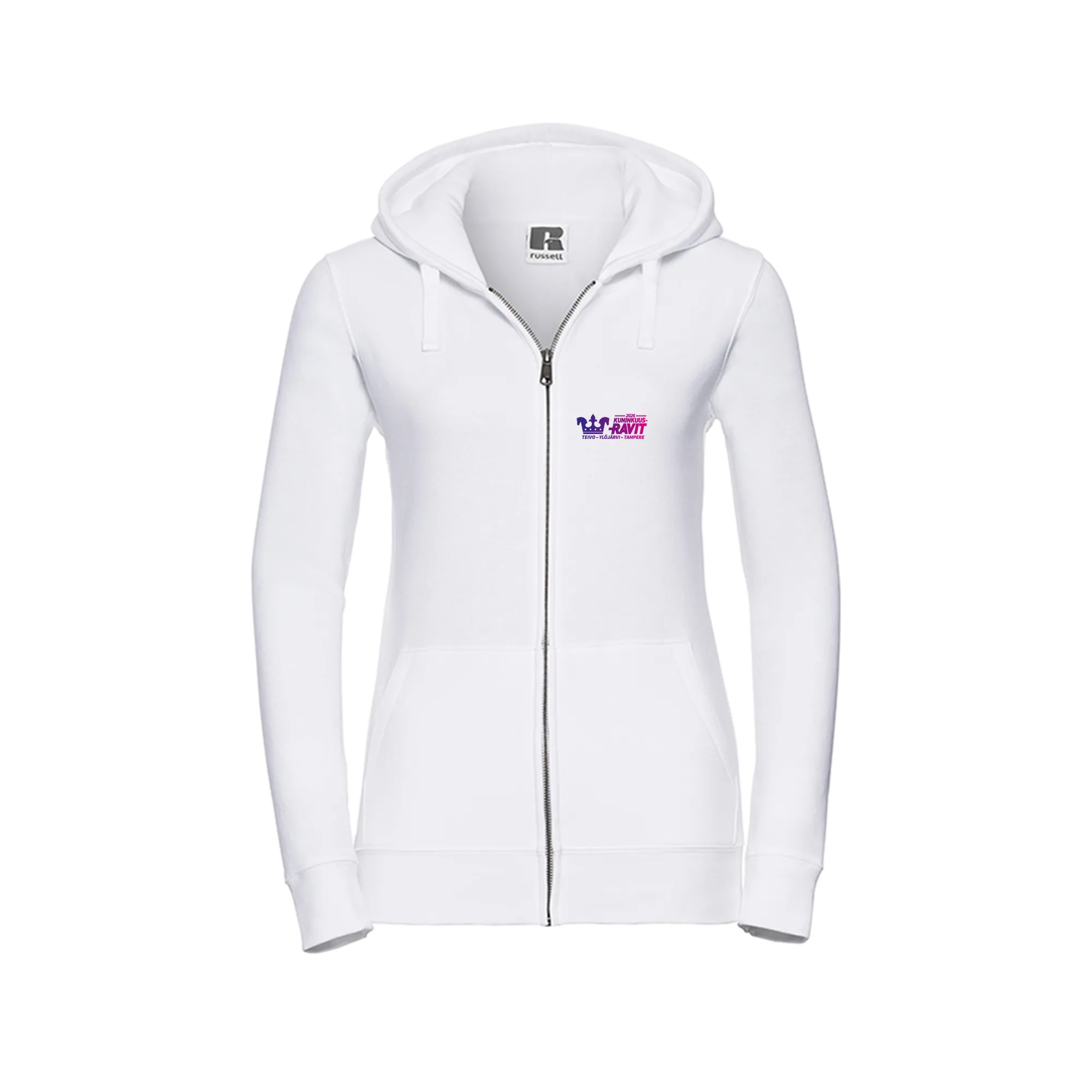 Vetoketjuhuppari, naisten, paikkakuntalogolla